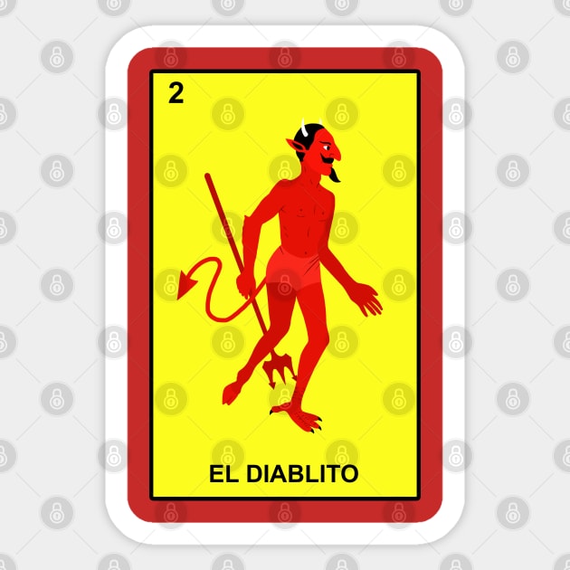 Loteria El Diablito Sticker by ElviaMontemayor